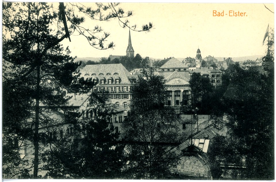 17779-Bad Elster-1914-Kurtheater-Brück & Sohn Kunstverlag