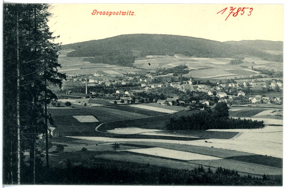 17853-Großpostwitz-1914-Blick vom Mönchswalder Berg-Brück & Sohn Kunstverlag