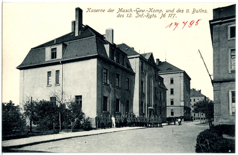17795-Dresden-1914-Kaserne Maschinengewehr-Kompanie-Brück & Sohn Kunstverlag