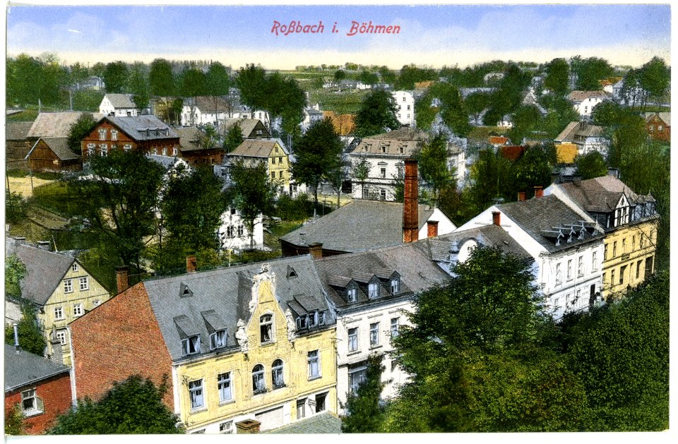 17733-Roßbach-1914-Blick auf Roßbach-Brück & Sohn Kunstverlag