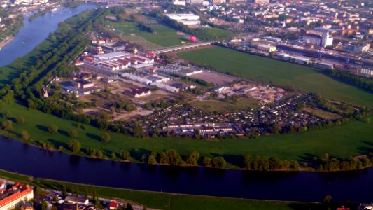Ostragehege Luftbild