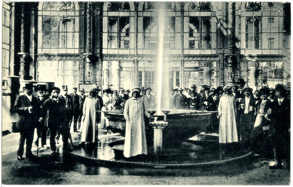 18070-Karlsbad-1914-Der Sprudel-Brück & Sohn Kunstverlag