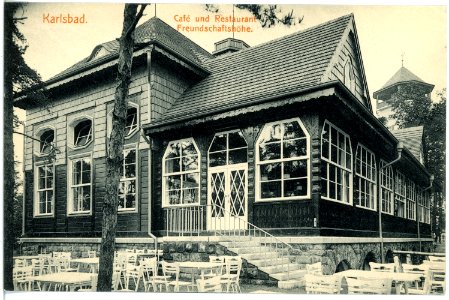 17785-Karlsbad-1914-Restaurant Freundschaftshöhe-Brück & Sohn Kunstverlag photo