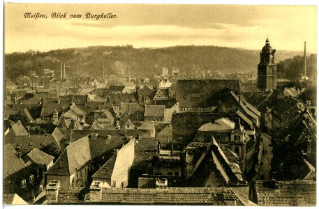 18196-Meißen-1914-Blick auf Meißen vom Burgkeller-Brück & Sohn Kunstverlag