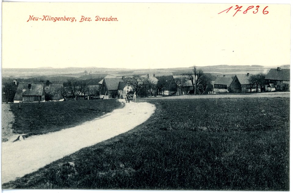 17836-Klingenberg-1914-Blick auf Neu-Klingenberg-Brück & Sohn Kunstverlag