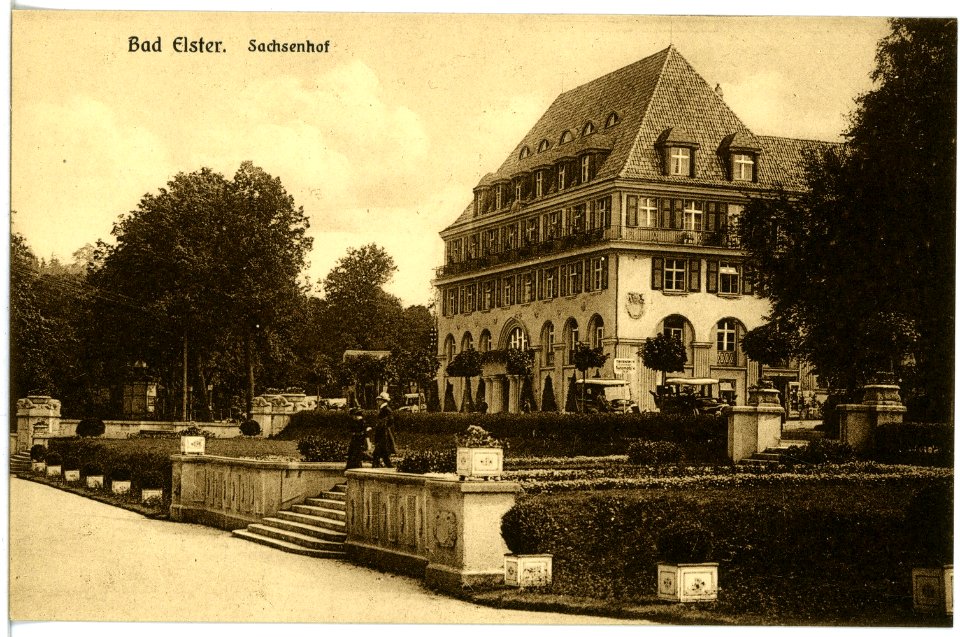 18107-Bad Elster-1914-Sachsenhof-Brück & Sohn Kunstverlag