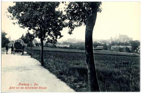 18010-Freiberg-1914-Blick von der Halsbrücker Straße-Brück & Sohn Kunstverlag