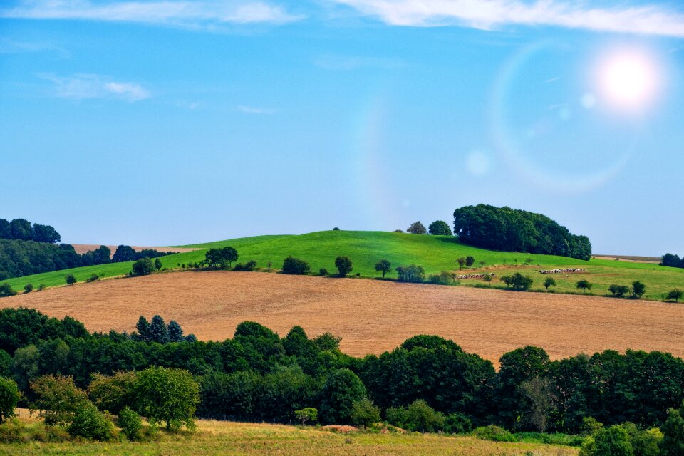 Agriculture valleys hill