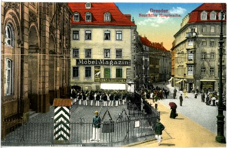 17994-Dresden-1914-Neustädter Hauptwache-Brück & Sohn Kunstverlag