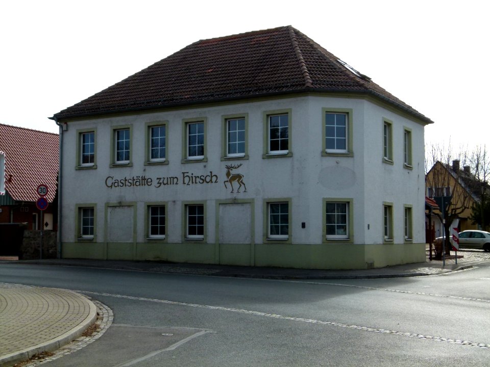 Niederwarthaer Strasse 1 Gaststätte zum Hirsch Naundorf Radebeul