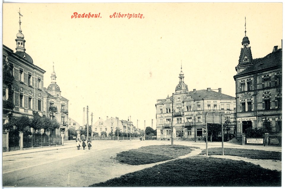 17860-Radebeul-1914-Albertplatz-Brück & Sohn Kunstverlag