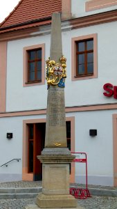 Postmeilensäule Markt Nossen 2