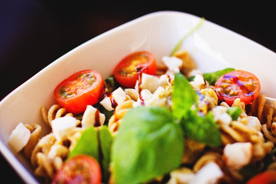 Tomatoes healthy lunch photo