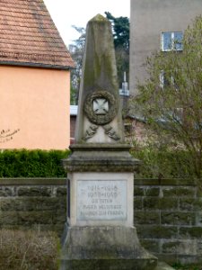 Kriegerdenkmal Liebstädter Straße Pirna 1