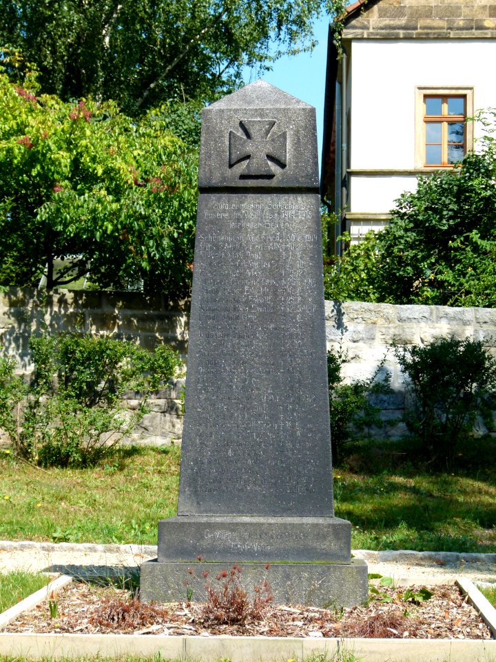 Kriegerdenkmal Schulstraße 1 Dorf Wehlen 1