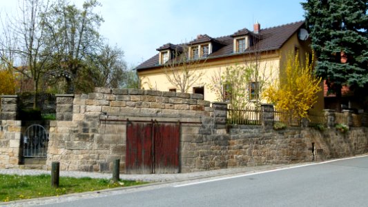 Mauer Waldstraße Pratzschwitz Pirna