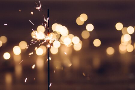 Blur sparkling light