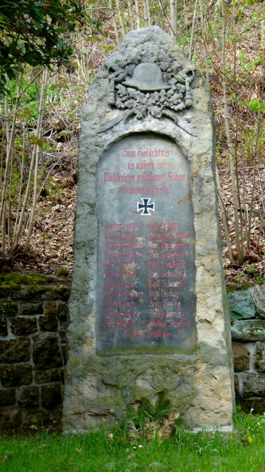 Kriegerdenkmal Oberposta Pirna 2