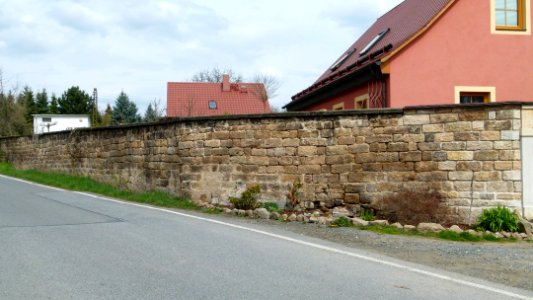 Mauer Waldstraße Pratzschwitz Pirna 2