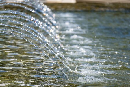 Water jet flow flare