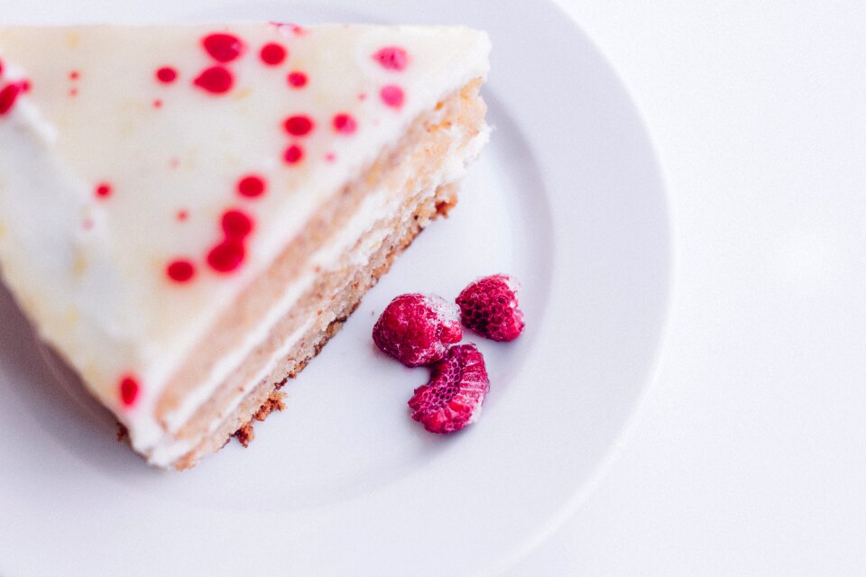 Food dessert plate