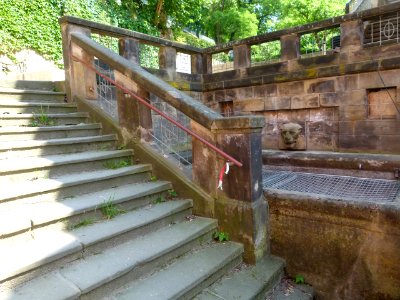 Treppe-Brunnen Obere Burgstraße Pirna
