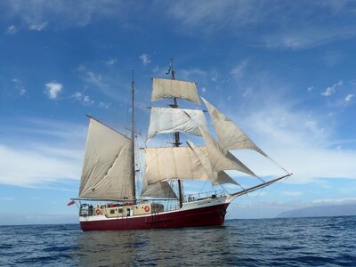 Sea sail boat photo