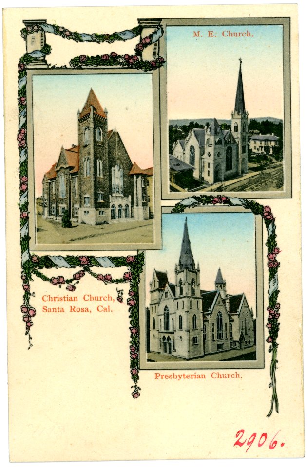 Three Santa Rosa (CA) Churches
