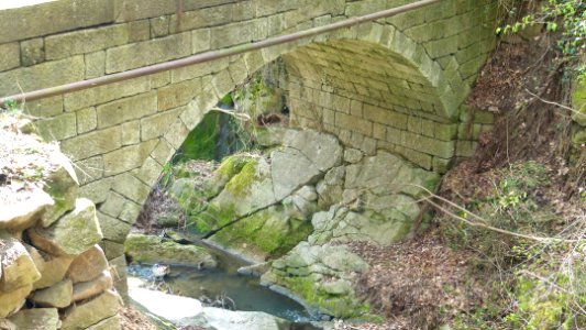 Sandsteinbogenbrücke Klemnitz in Liebethal, Pirna 2
