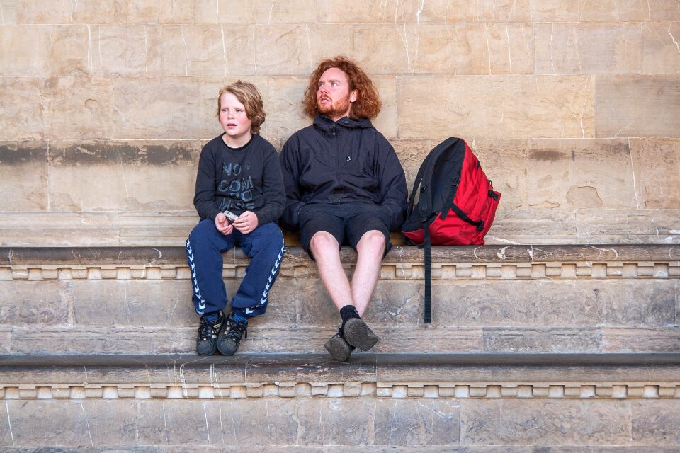 Adult portrait kid