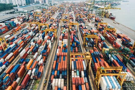 Travel cargo wharf