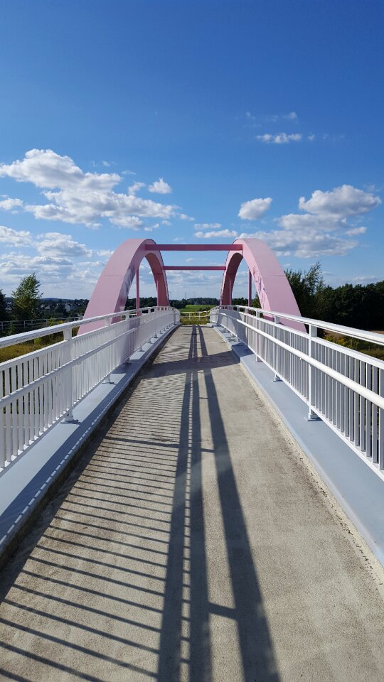 Pedestrian sky blue