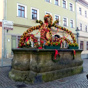 Brunnen Obermarkt sued-ost Pirna