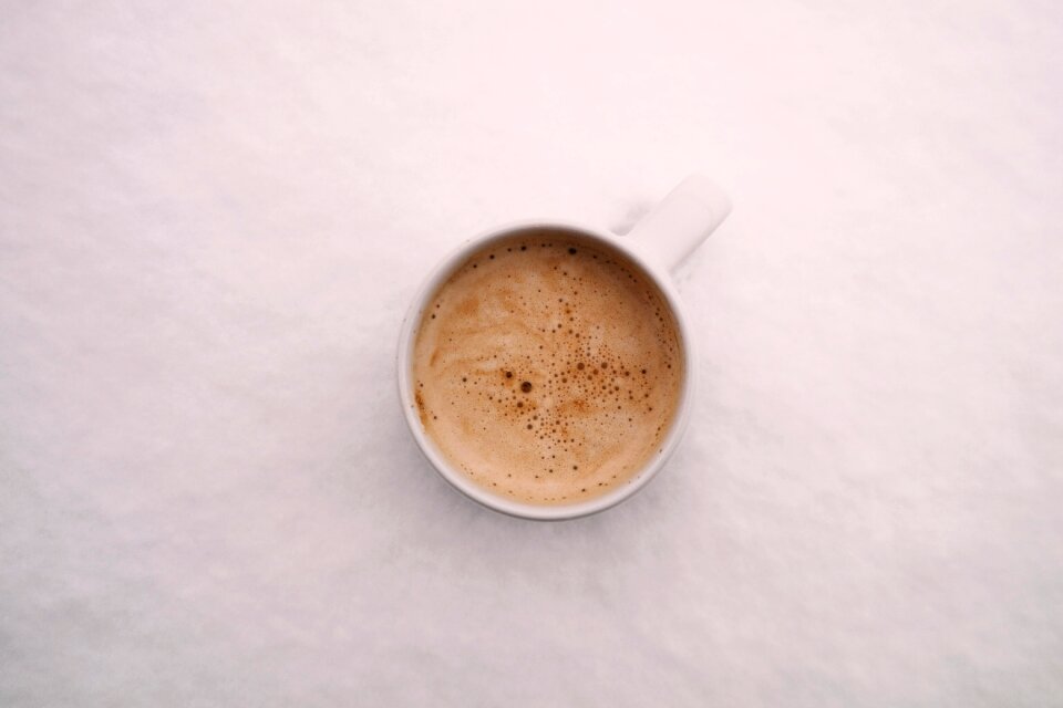 Latte cappuccino cup