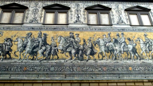 Der Fürstenzug in Dresden 10