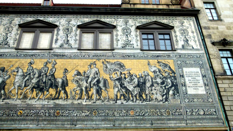 Der Fürstenzug in Dresden 13