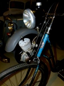 Diamantfahrrad mit Reibrollenantrieb im Fahrzeugmuseum Chemnitz 1