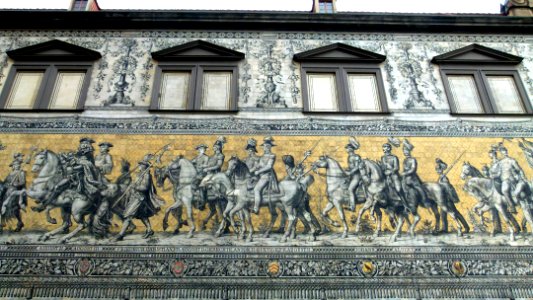Der Fürstenzug in Dresden 11
