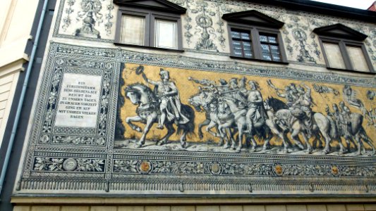 Der Fürstenzug in Dresden 3
