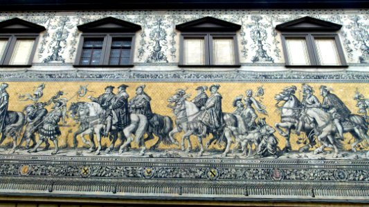 Der Fürstenzug in Dresden 9