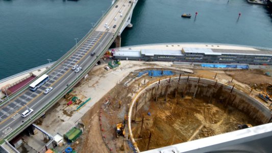 Construction site of Busan Lotte Tower 2
