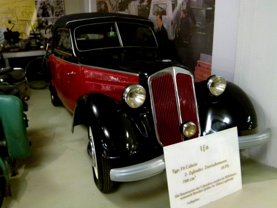 IFA F8 Cabrio Fahrzeugmuseum Chemnitz
