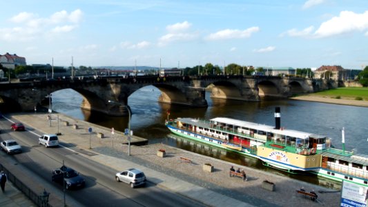 Augustusbrücke in Dresden 1