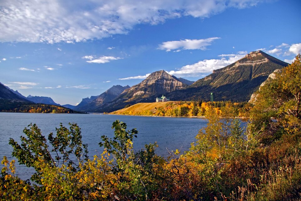 Mountain landscape sky