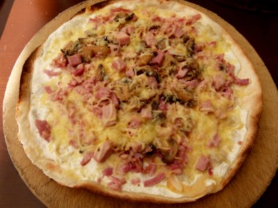 Elsässer Flammkuchen in Colmar photo