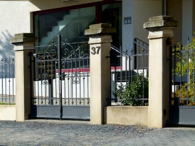 Einfriedung Schubertstraße 37 Altstadt II Dresden