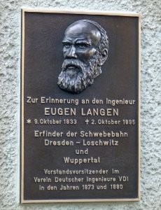 Eugen Langen Gedenktafel in Dresden