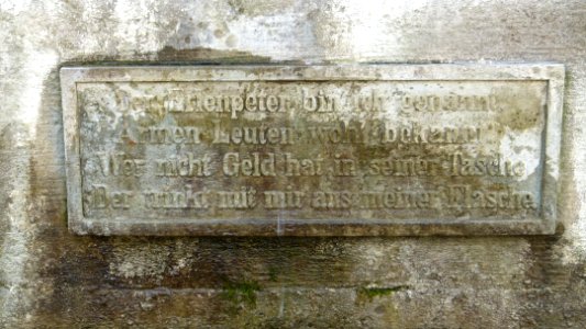 Erlpeterbrunnen Obere Burgstrasse Pirna 3