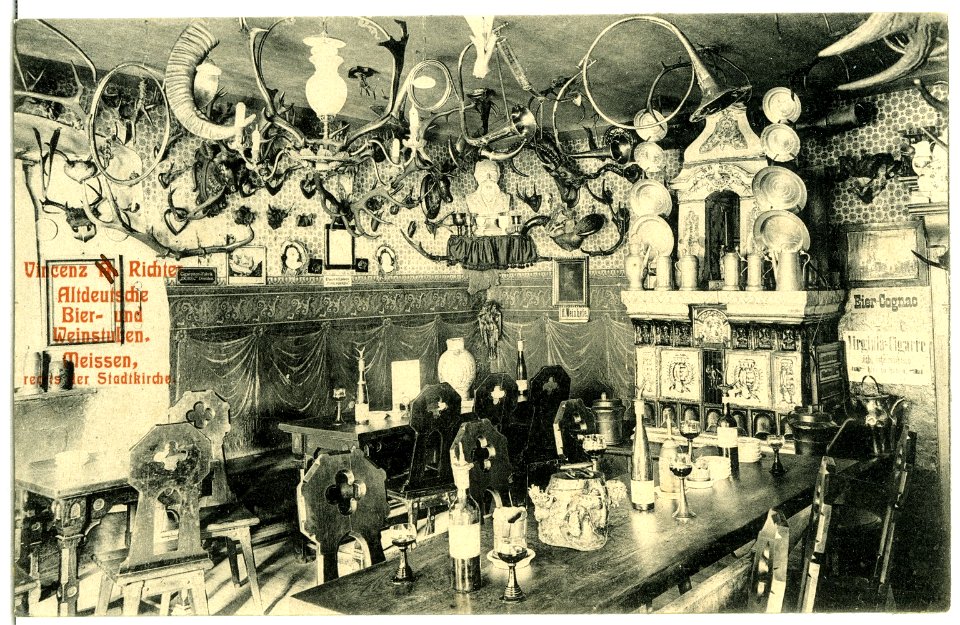 07360-Meißen-1906-Vincenz Richter - Innenansicht-Brück & Sohn Kunstverlag