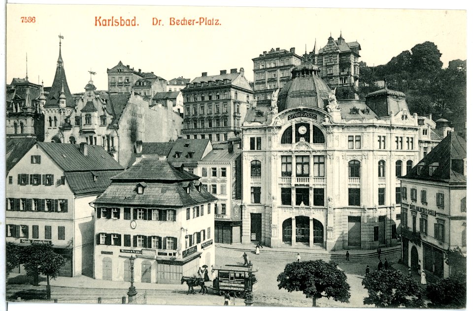07536-Karlsbad-1906-Dr. Becher Platz-Brück & Sohn Kunstverlag